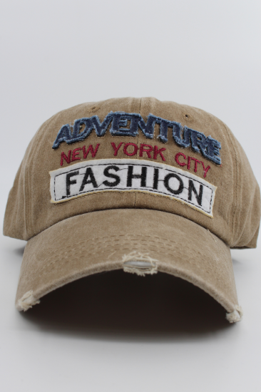 Eskitme Şapka Adventure Fashıon NY-Bej