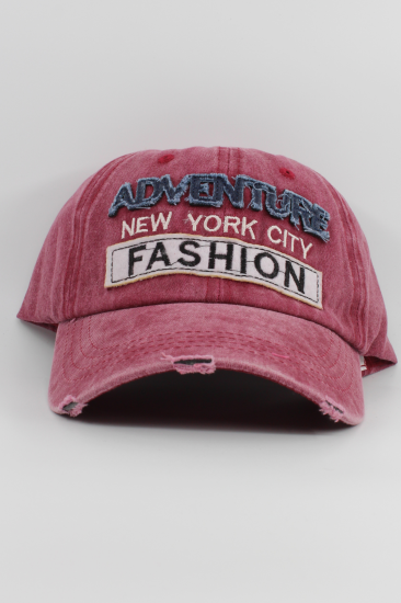 Eskitme Şapka Adventure Fashıon NY-Bordo