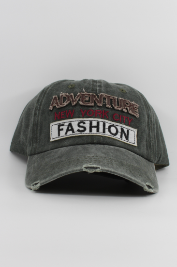 Eskitme Şapka Adventure Fashıon NY-Haki̇