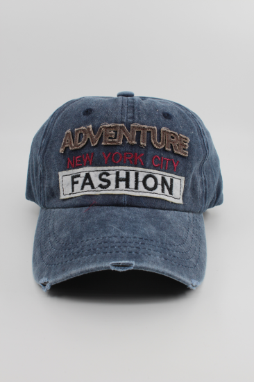 Eskitme Şapka Adventure Fashıon NY-Laci̇vert