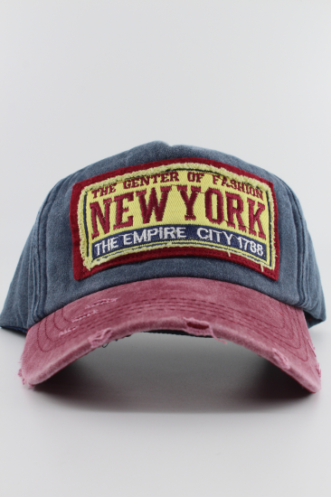 Eskitme Şapka New York The Empire City-Lacivert-2