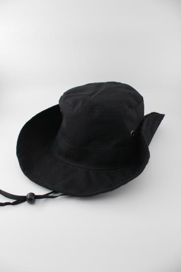 Unisex Safari Şapka-Si̇yah