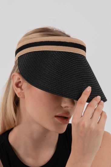 Kadın Hasır Vizör Şapka Tenisçi-Siperlik Şapka